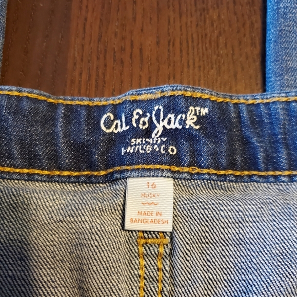 Cat & Jack Fun shred design jeans girls 16 - Picture 10 of 15